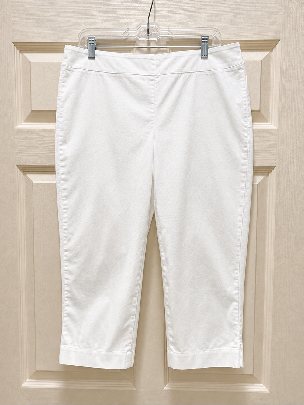 Talbots White Capri Pants - Clean Straight Fit